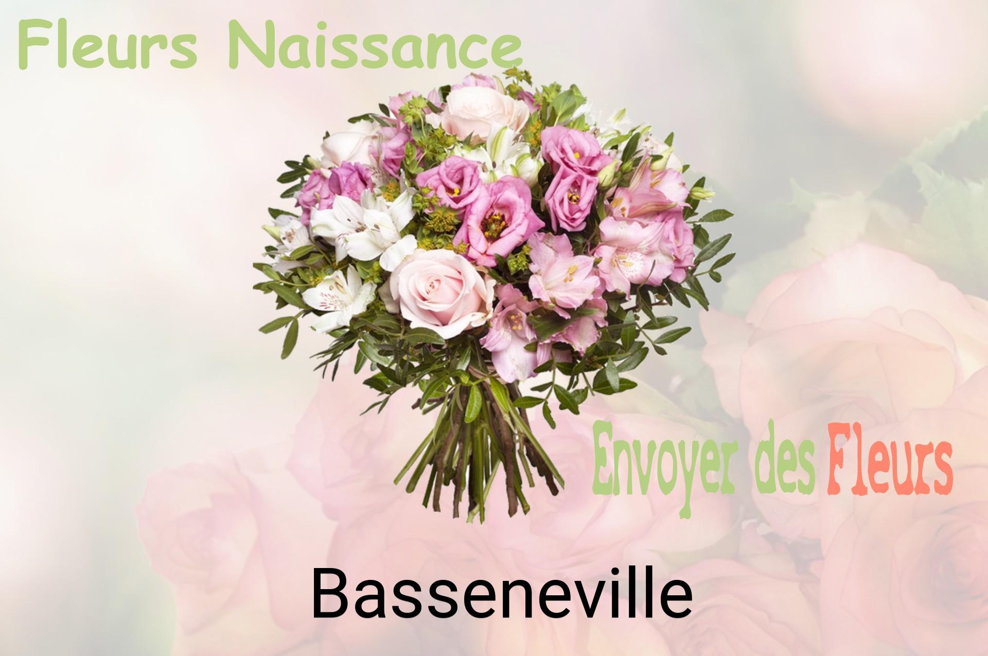 Bouquet de fleurs de naissance livré à Basseneville
